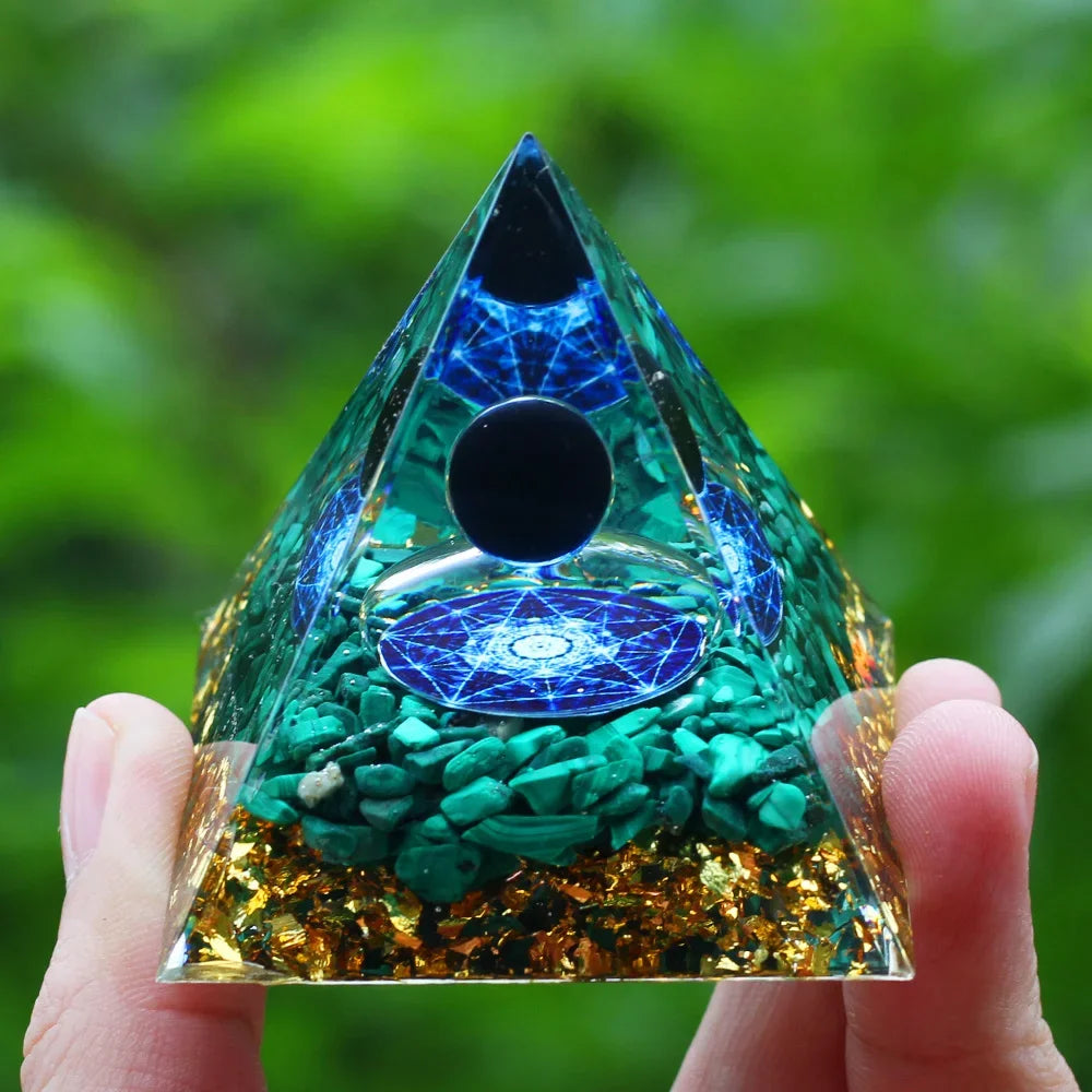 Pyramide d'Énergie en Orgonite