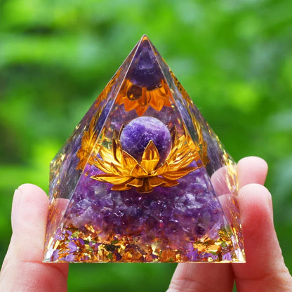 Pyramide d'Énergie en Orgonite