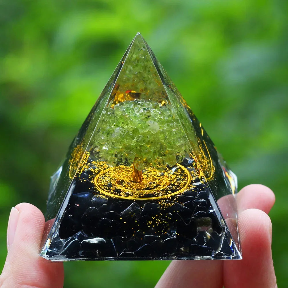 Pyramide d'Énergie en Orgonite