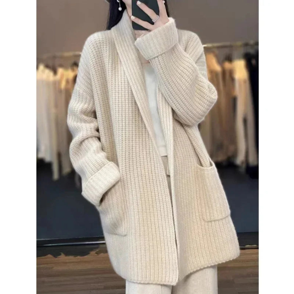 Cardigan Tricotée Style Coréen