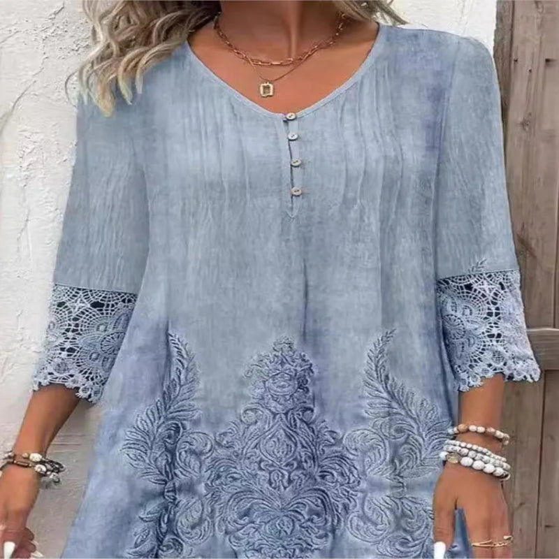 Robe en Dentelle Unie