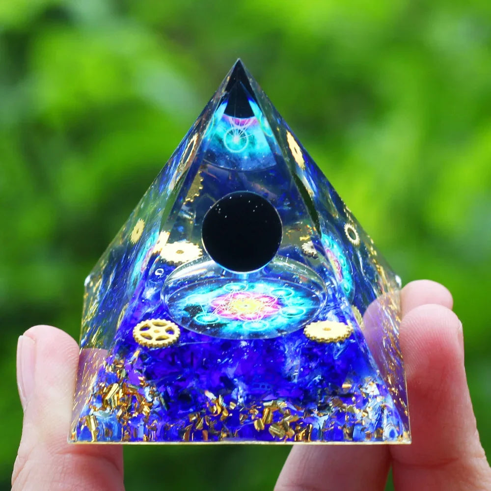 Pyramide d'Énergie en Orgonite