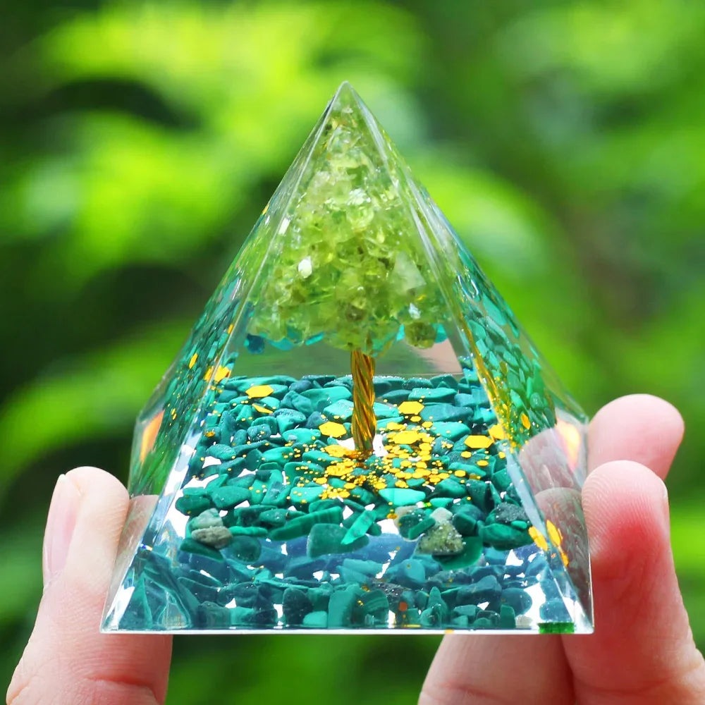 Pyramide d'Énergie en Orgonite