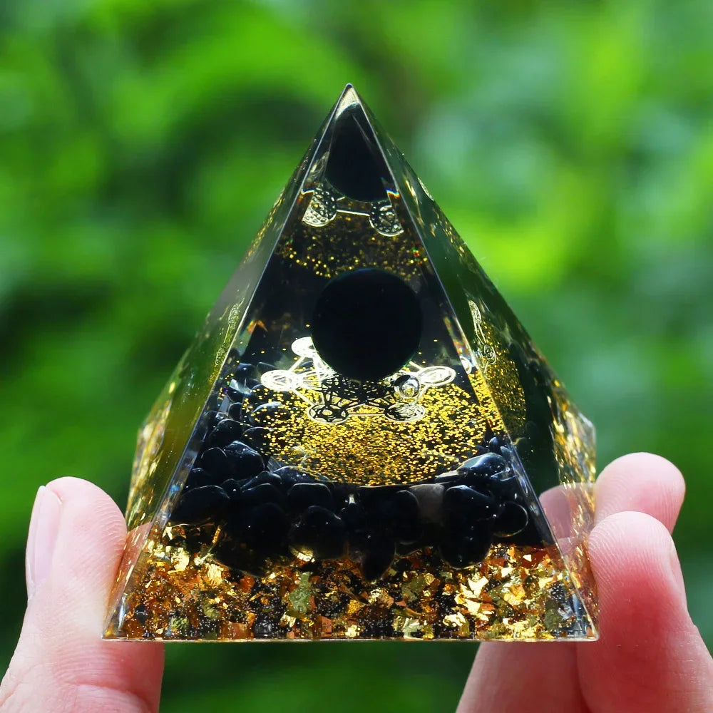 Pyramide d'Énergie en Orgonite