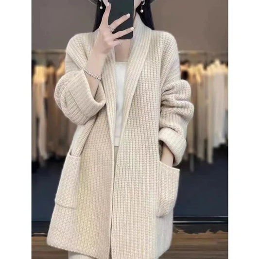 Cardigan Tricotée Style Coréen