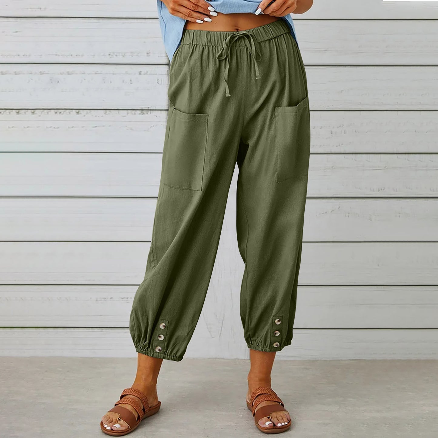 Pantalon Léger à Cordon