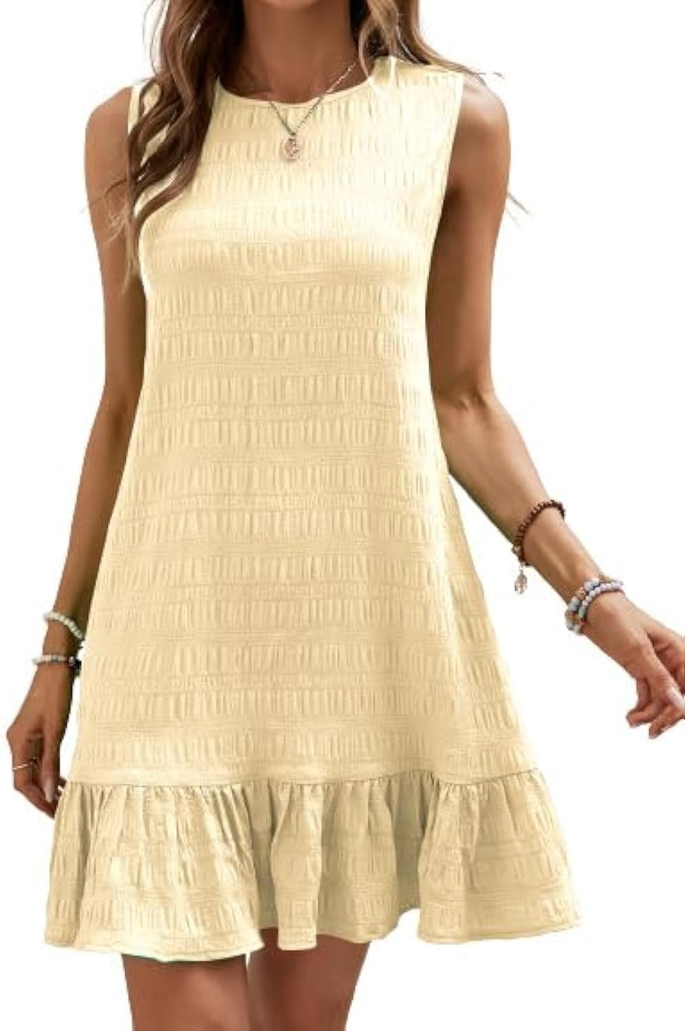 Robe à Encolure Ronde