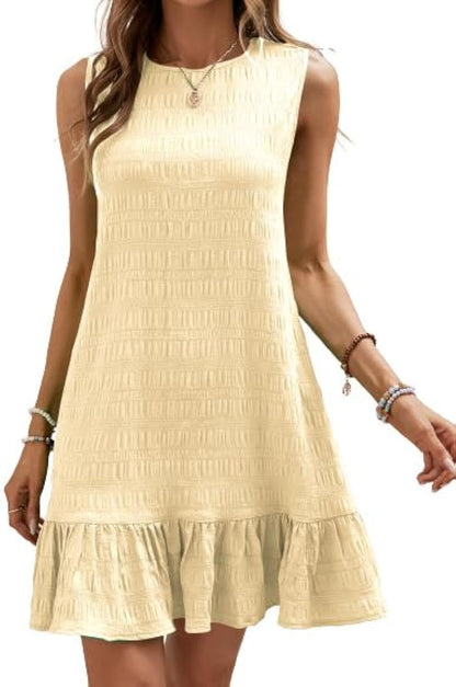Robe à Encolure Ronde