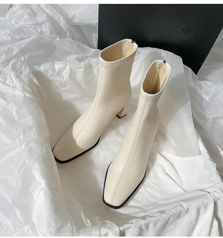 Nouvelles Bottines Brunes Brossées