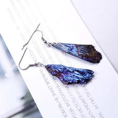 Boucles D'oreilles En Tourmaline Noire Naturelle