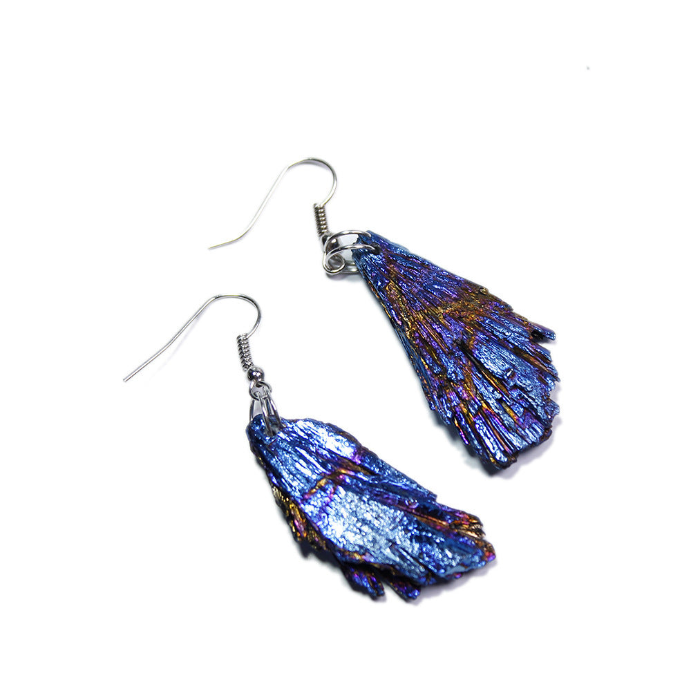 Boucles D'oreilles En Tourmaline Noire Naturelle