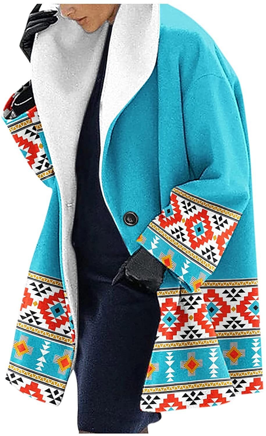 Manteau Mi-Long Décontracté à Capuche