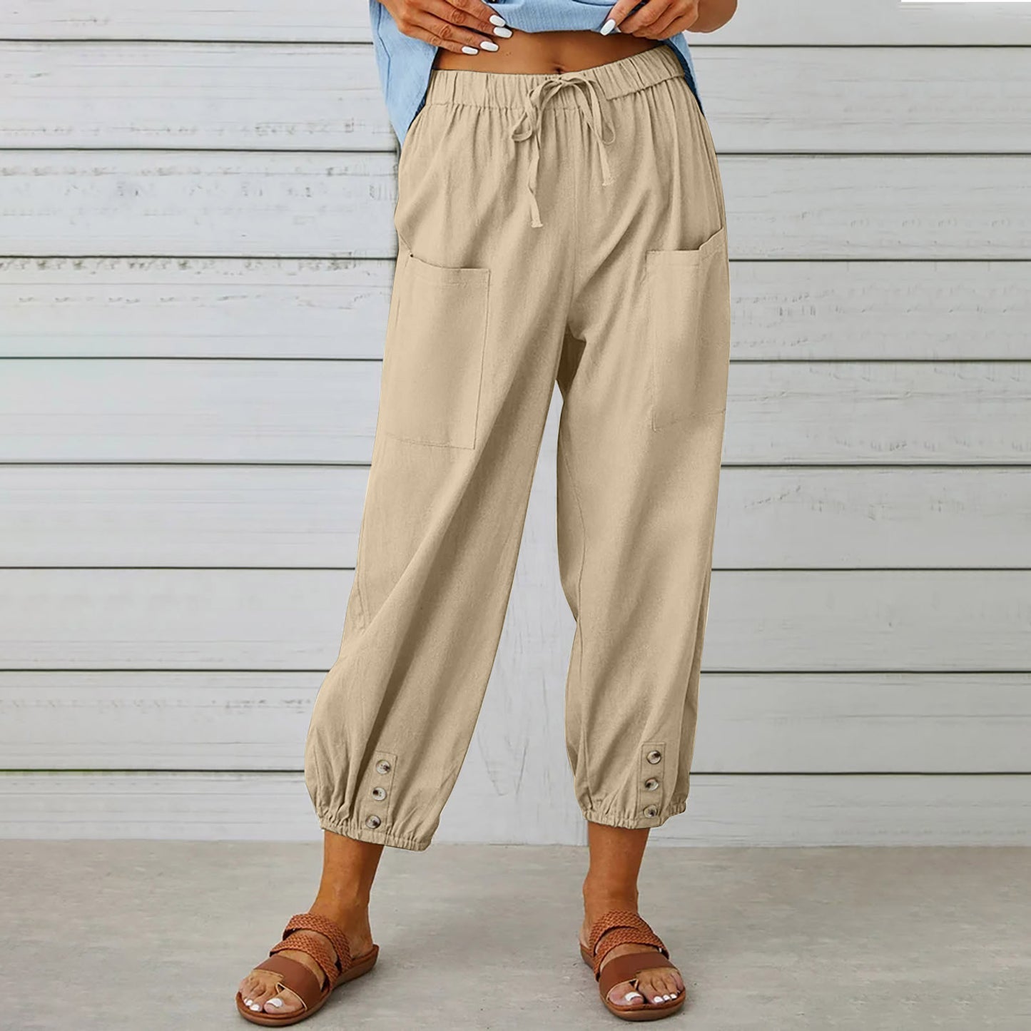 Pantalon Léger à Cordon