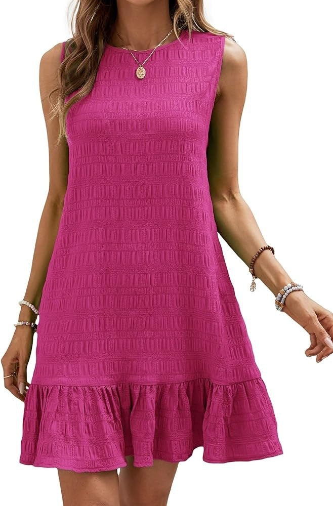 Robe à Encolure Ronde