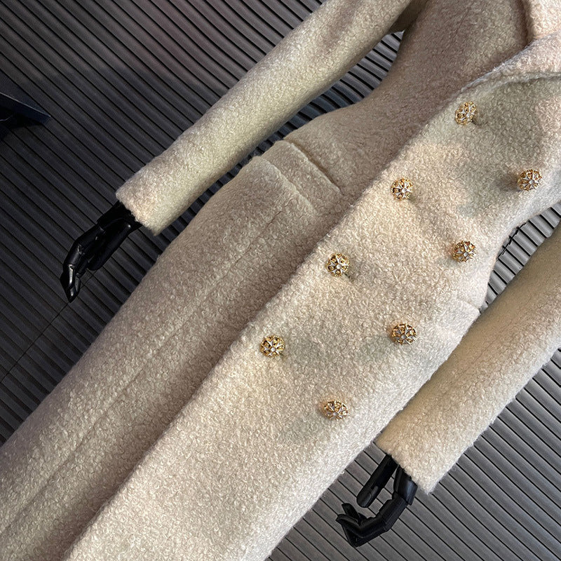 Manteau En Laine - Style Personnalité