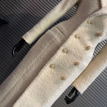 Manteau En Laine - Style Personnalité