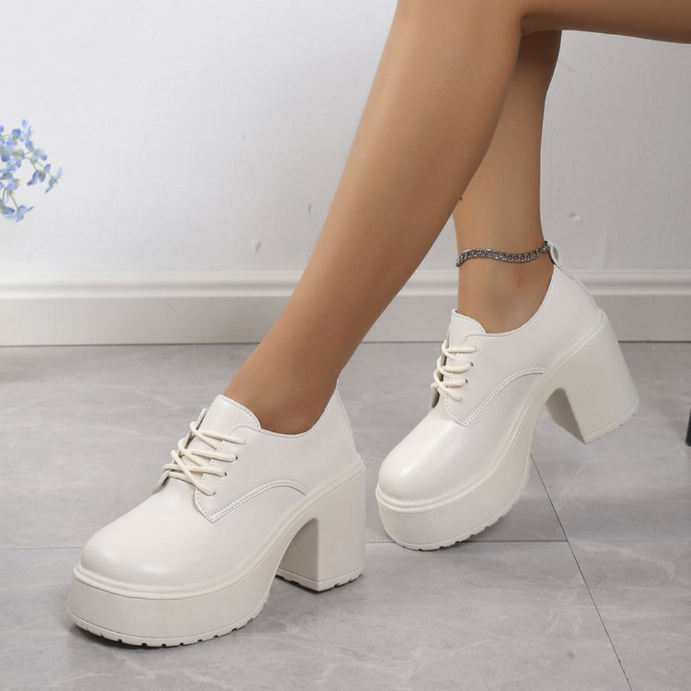 Chaussures En Cuir Lacées