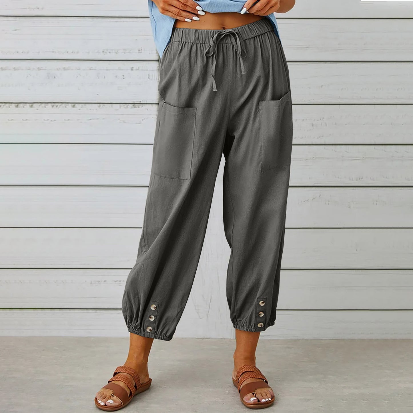 Pantalon Léger à Cordon