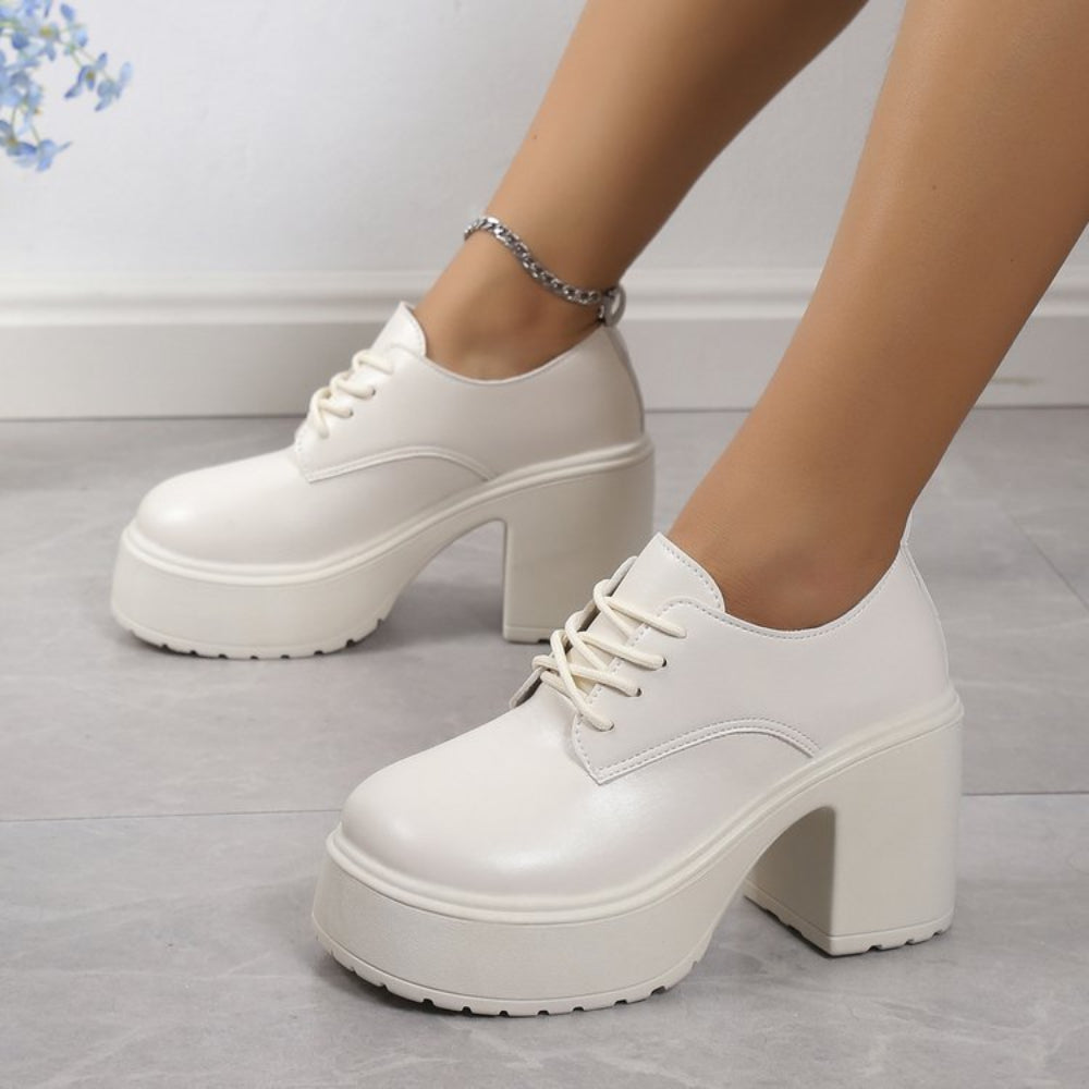 Chaussures En Cuir Lacées