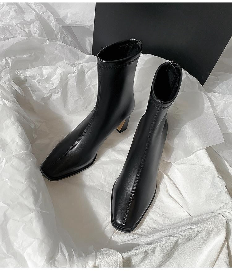 Nouvelles Bottines Brunes Brossées