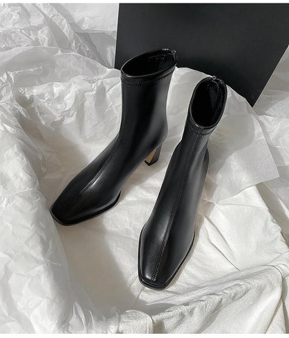 Nouvelles Bottines Brunes Brossées