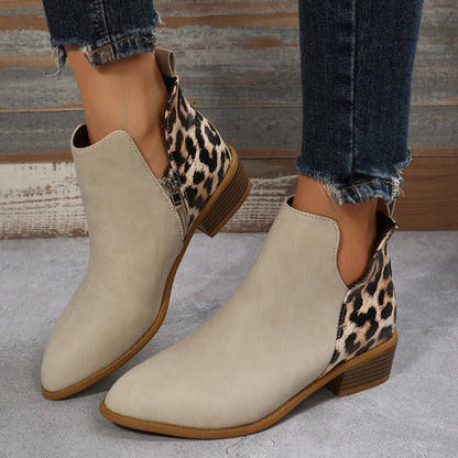 Bottines Martin à Talon Bas