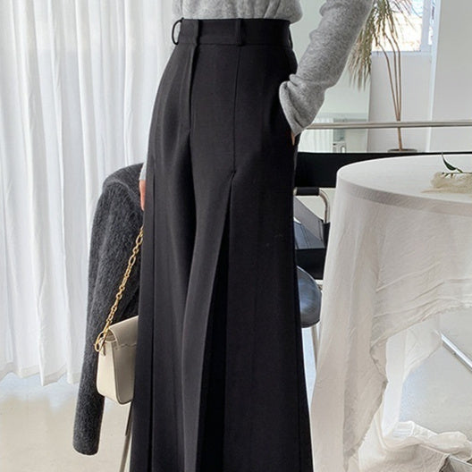 Pantalon Décontracté Taille Haute